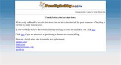 Desktop Screenshot of familylobby.com